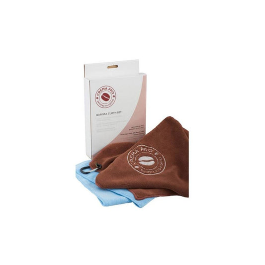 CREMA PRO Barista Micro Cloth 4 Pack - Make The Perfect Coffee or Espresso  - Coffee Accessories - Easy & Quick Clean Up